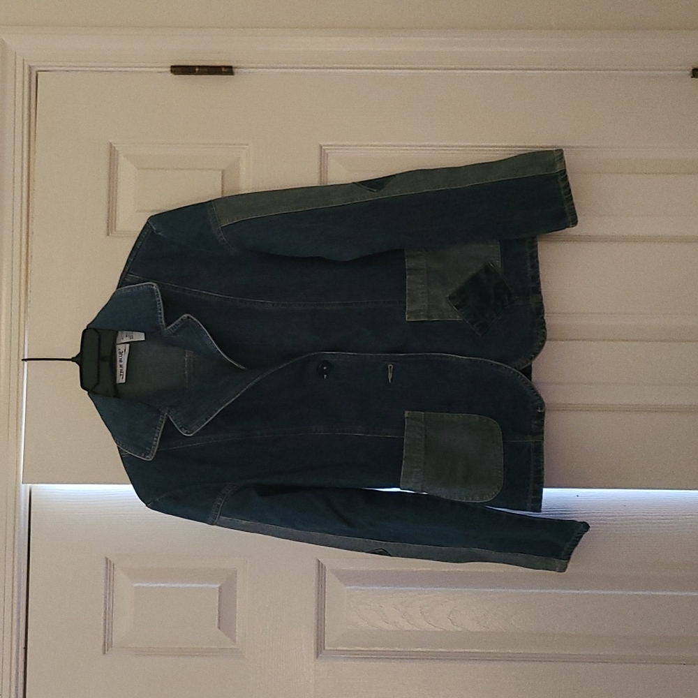 Jean suit with patches